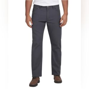 New!!! Weatherproof Vintage Men's Flex Fleece Lined Canvas Pant Blue Color 32x34